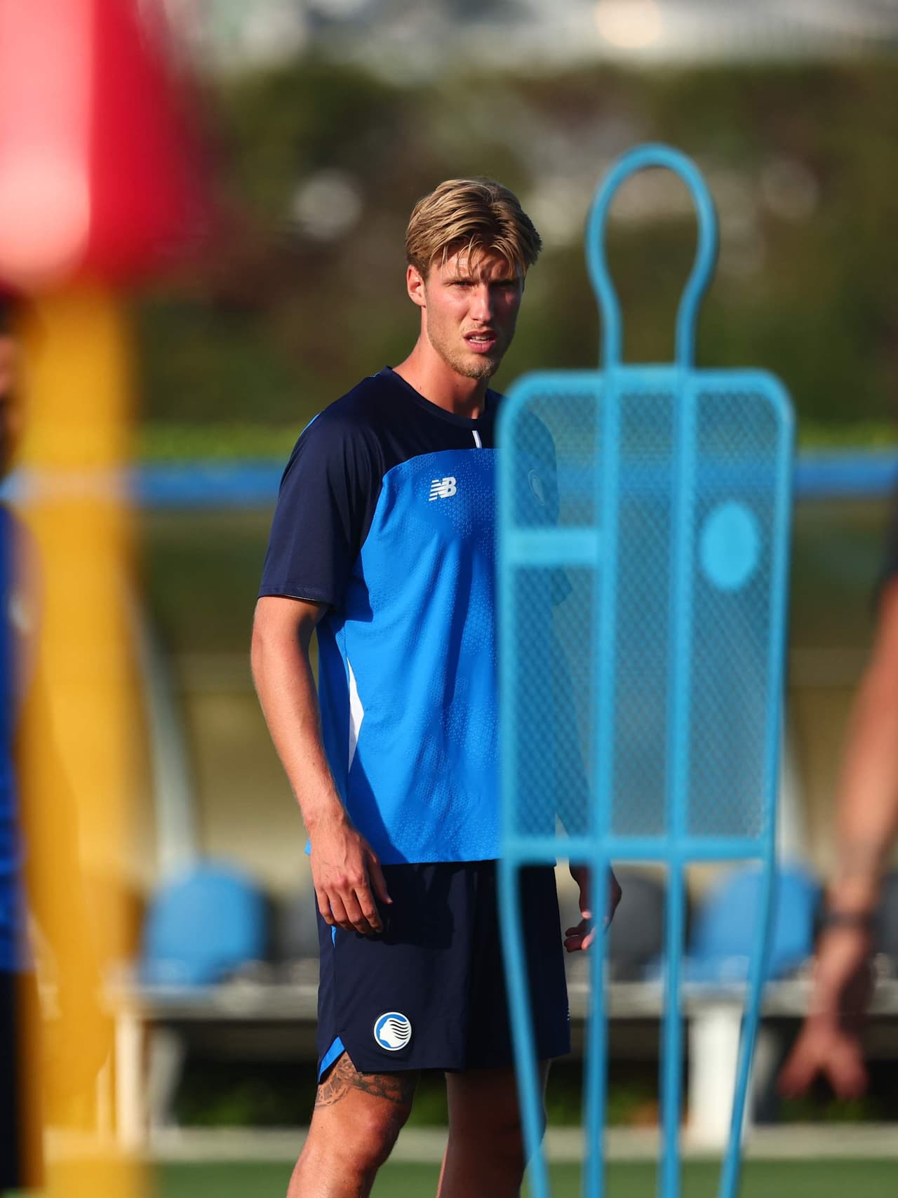 Allenamento pomeridiano in vista dell’esordio in Conference League 