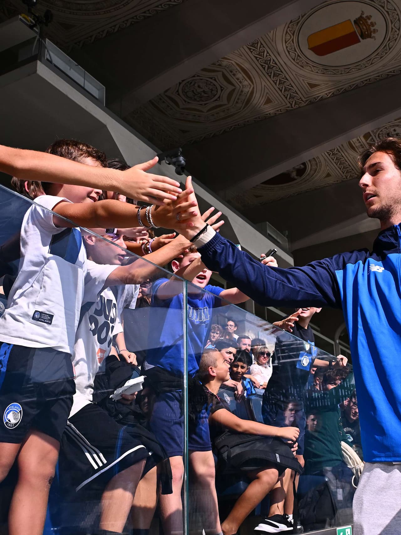 Lorenzo Bernasconi al 2° appuntamento stagionale con "La Scuola allo Stadio"