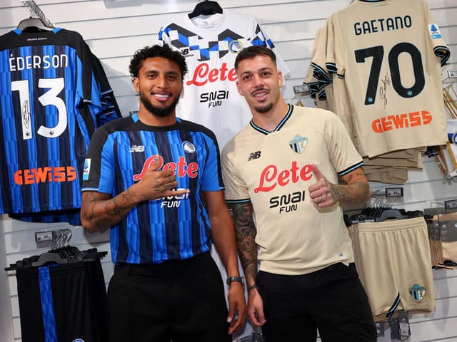 Gaetano ed Éderson, una serata di festa all’Atalanta Store!