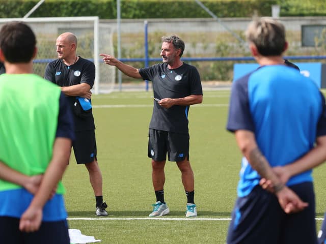 Primavera: primo allenamento al Centro Bortolotti