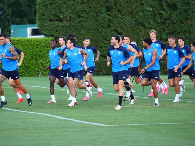 Allenamento pomeridiano al Centro Bortolotti