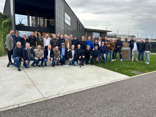 Ex atalantini in visita al Centro Bortolotti