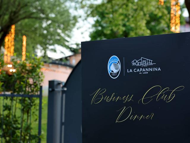 La Capannina al lago ha ospitato la Business Club Dinner