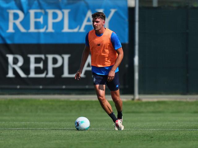 Allenamento della vigilia di Atalanta-Pisa