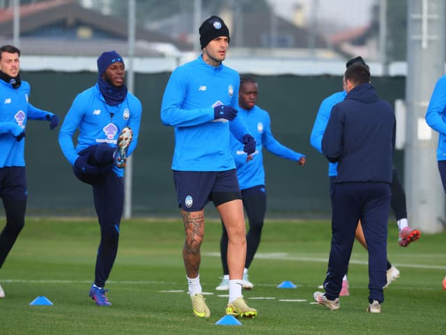 Seduta pomeridiana per iniziare a preparare il match contro la Fiorentina