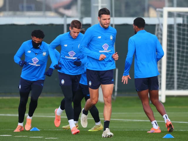 Allenamento pomeridiano per iniziare a preparare il match di Coppa Italia