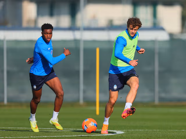 Seduta mattutina per iniziare a preparare il match contro l’Hellas Verona