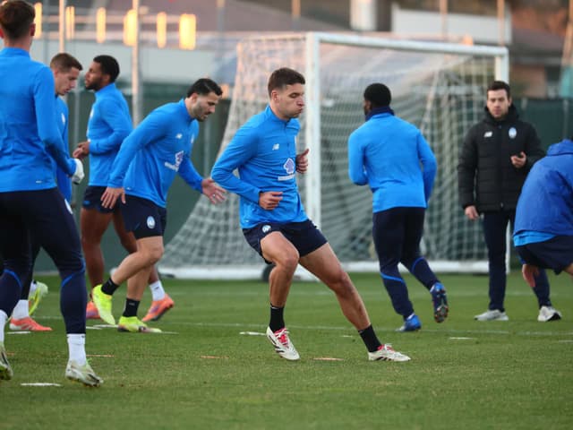 Allenamento pomeridiano al Centro Bortolotti