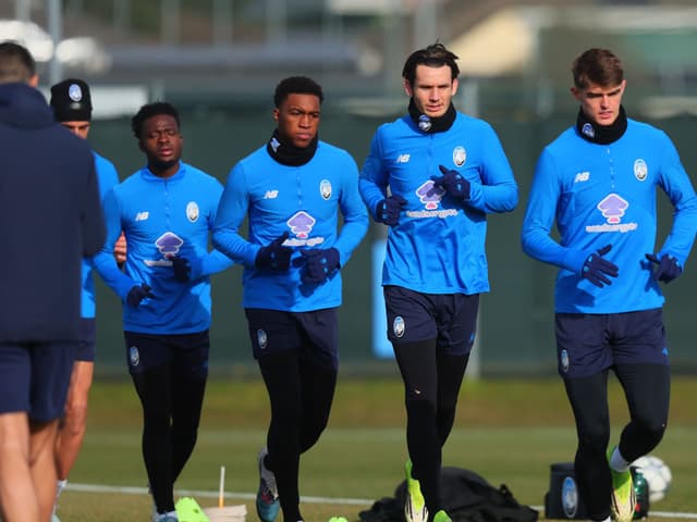 Allenamento in tarda mattinata al Centro Bortolotti