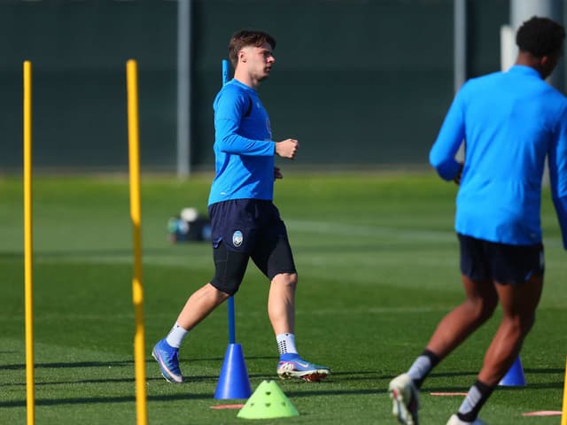 Allenamento pomeridiano in vista della partita contro il Lecce
