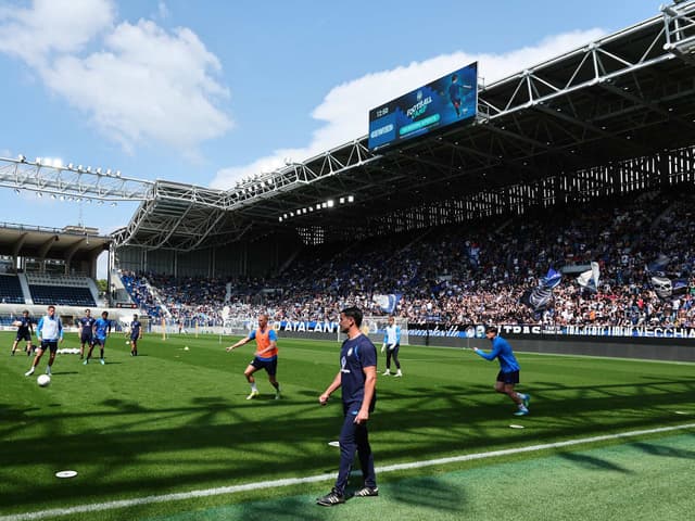 Allenamento in tarda mattinata alla New Balance Arena