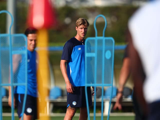 Allenamento pomeridiano in vista dell’esordio in Conference League 