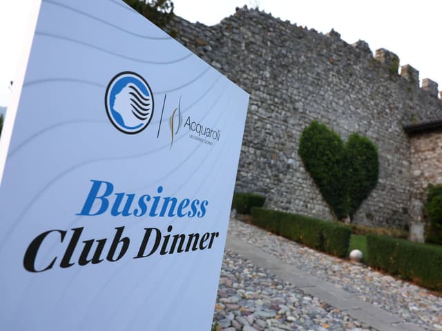 Il Castello di Monasterolo ha ospitato la Business Club Dinner