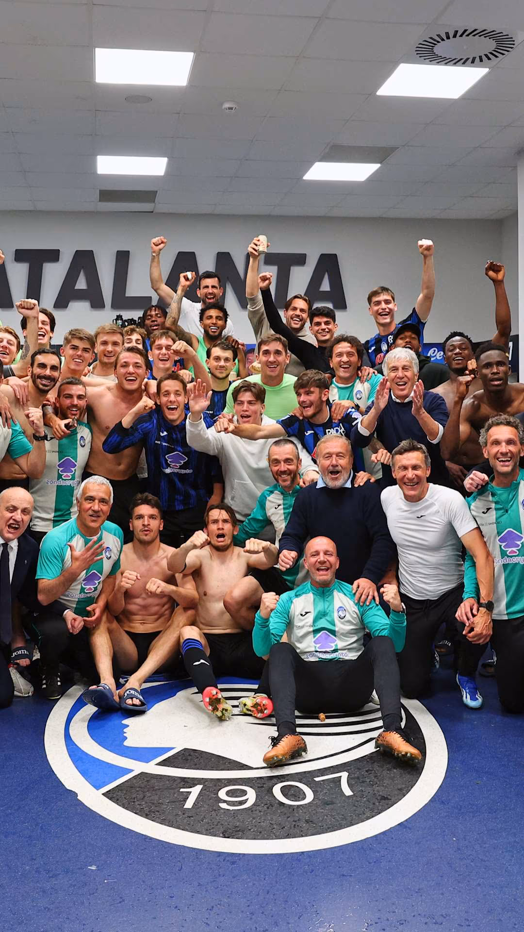 Qualificazione in Champions League, i festeggiamenti
