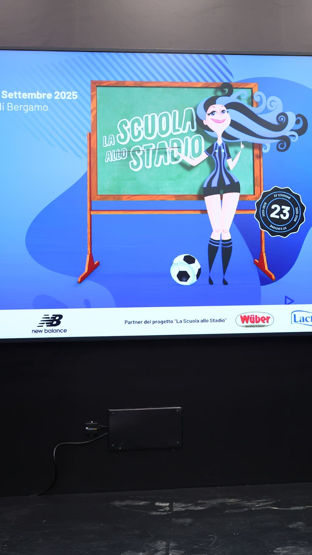 Presentazione della 23ª edizione de "La Scuola allo Stadio" 