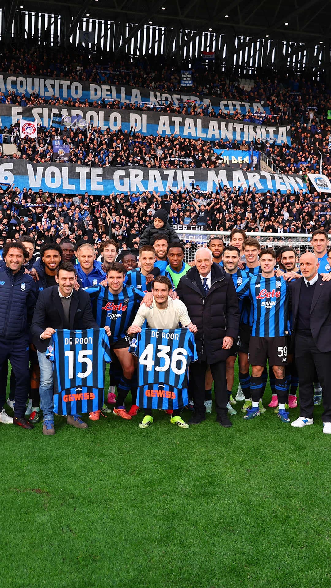 Marten de Roon nella storia: la festa per le 436 presenze!