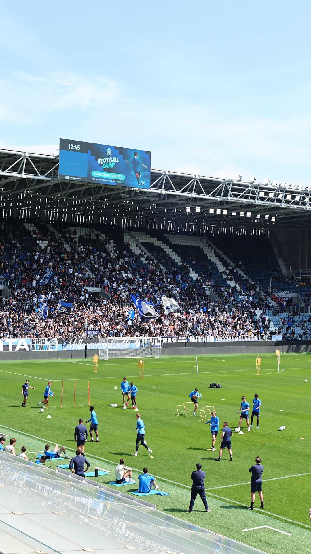 Allenamento alla New Balance Arena: la photogallery