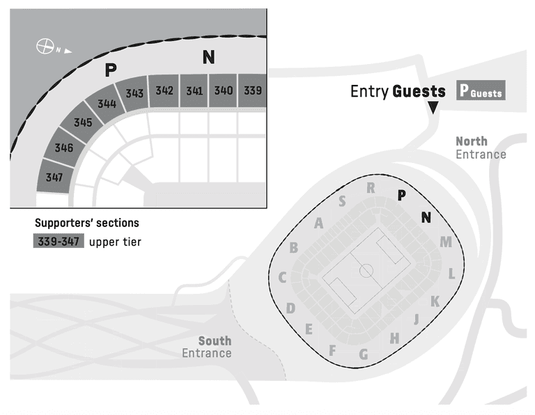 3 - Bayern Monaco settore ospiti